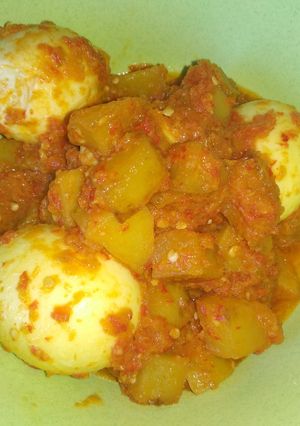 Foto resep Telur kentang sambal balado