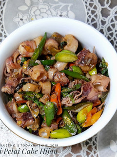 Foto resep Cumi Petai Cabe Hijau