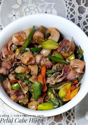 Foto resep Cumi Petai Cabe Hijau