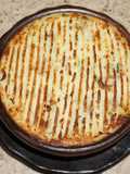 Rustic beef and potato pie