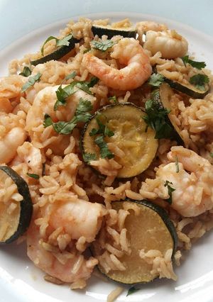 A picture of Vickys Ginger Fried Rice, GF DF EF SF NF.