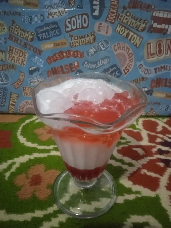 Cara Mudah Membikin Resep Es Bubur Mutiara Merah Putih yang  Bikin Ketagihan Anti Ribet, Lezat