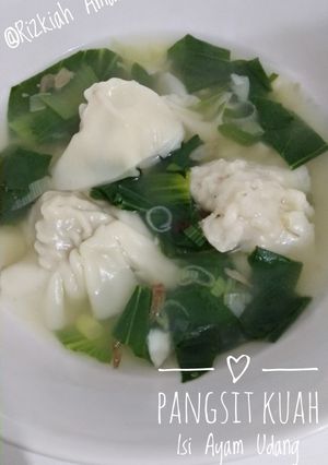 Foto resep Pangsit Kuah Isi Ayam Udang