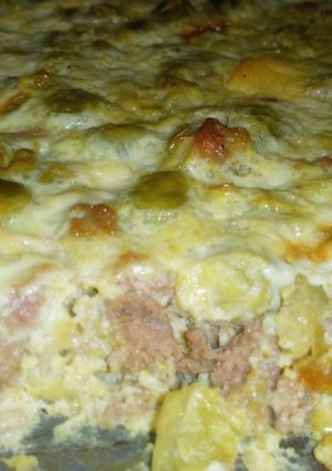 Une photo de Gratin petit pois