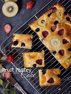 Foto resep Fruit Pastry Cake