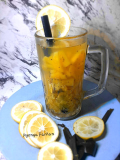 Foto resep Es setup Nanas