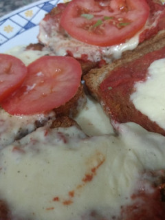 Una foto de Mini pizzas de pan