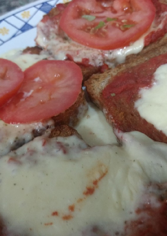 Una foto de Mini pizzas de pan