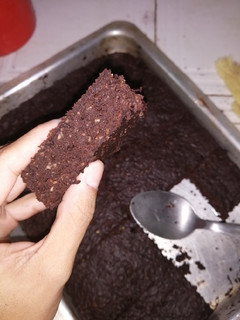 Una foto de Brownie de avena y cacao