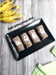 Foto resep Dadar gulung pisang coklat