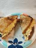 Leftover Roasted Pork and Scrambled Sandwich Remembrance.