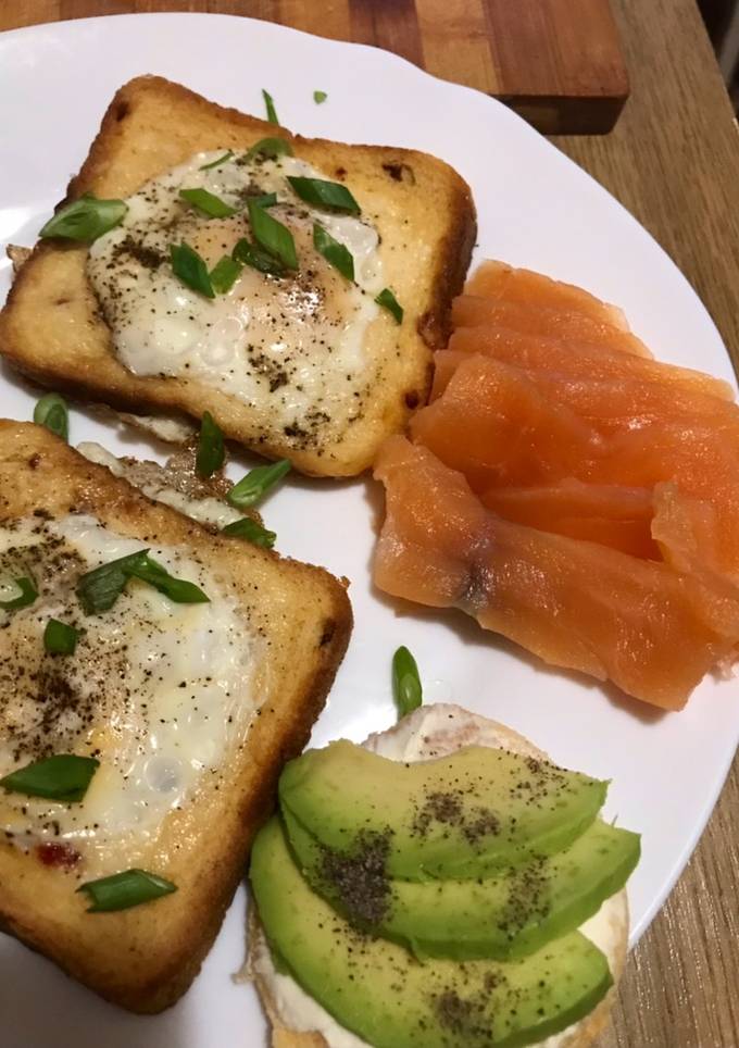 Яичница в хлебе