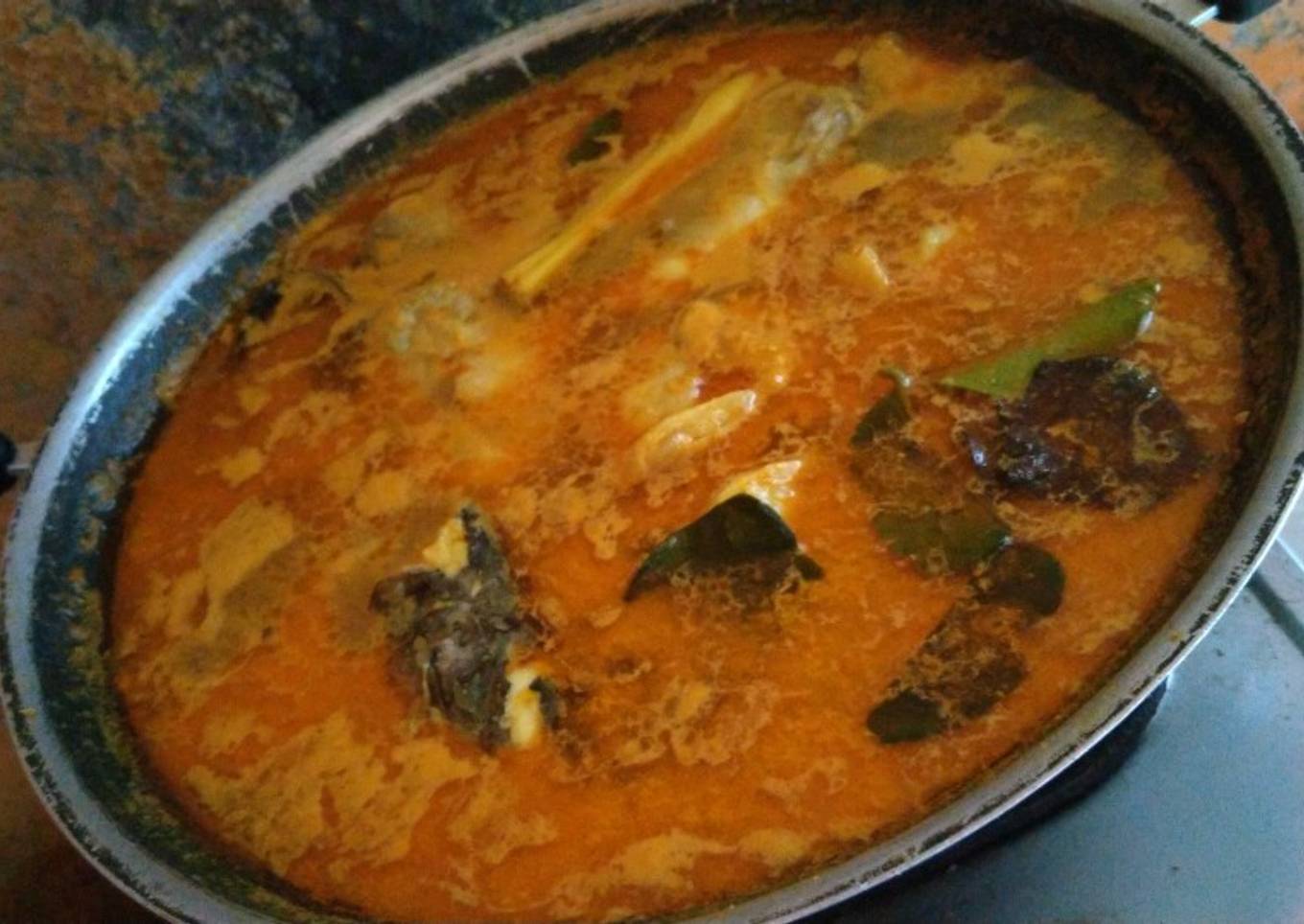 Fale baung peixe com legumes