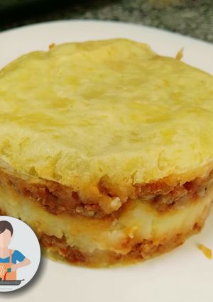 Una foto de Falsa lasaña de patata y carne