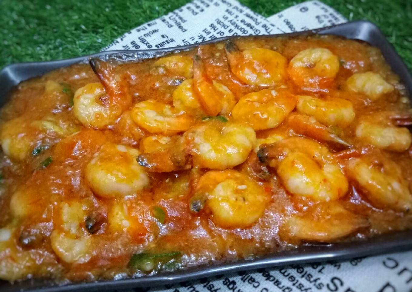 Udang saus padang