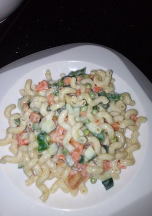 A picture of Macaroni salad.