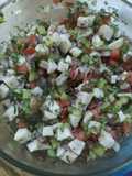Ceviche de pescado con kiwi