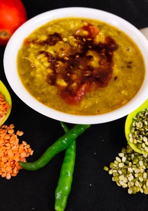 मूंग मसूर मिक्स दाल (moong masoor mix dal recipe in Hindi) रेसिपी मुख्य फोटो