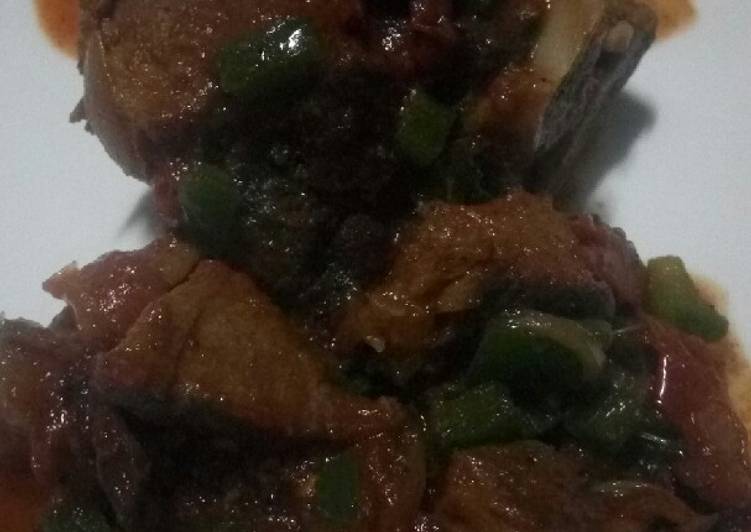 Recipe of Homemade Spicy Peppered beef