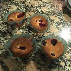 Una foto de Cupcakes de arándanos