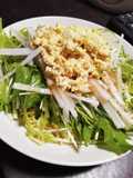Crispy Ramen Salad with Mizuna & Daikon