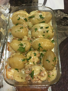 Una foto de Papas rellenas al horno