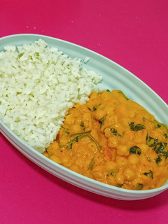Una foto de Curry de garbanzos