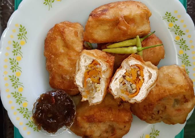 Resep Tahu Isi Sayuran Dan Petis Colek Oleh Yunita Susanti Cookpad