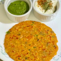 Leftover Ka Makeover Protein Pack Paratha 🫓 (Pudi) A picture of Leftover Ka Makeover Protein Pack Paratha 🫓 (Pudi).