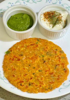 A picture of Leftover Ka Makeover Protein Pack Paratha 🫓 (Pudi).
