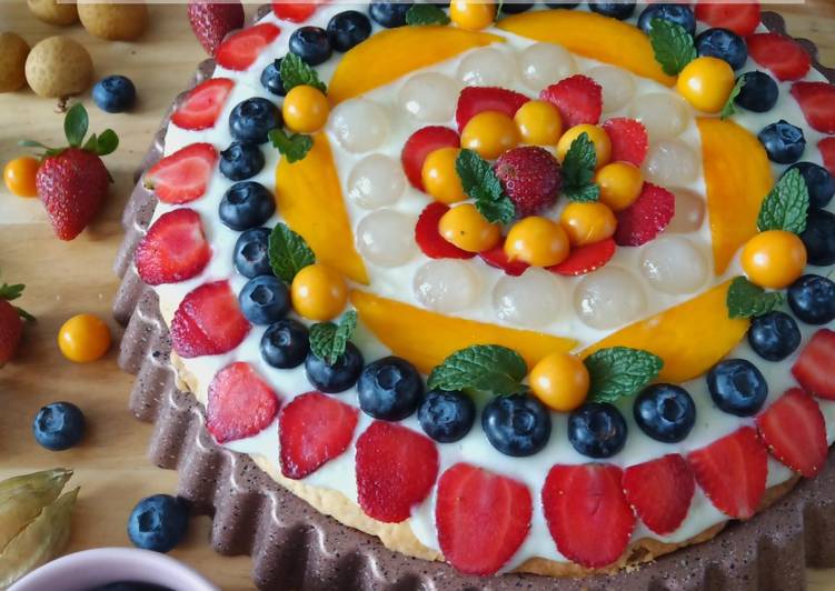 Resep Fruit Pizza Oleh Dina Ummu Khal Kitchen Cookpad