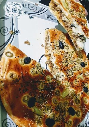 صورة لوصفة خبز محشي