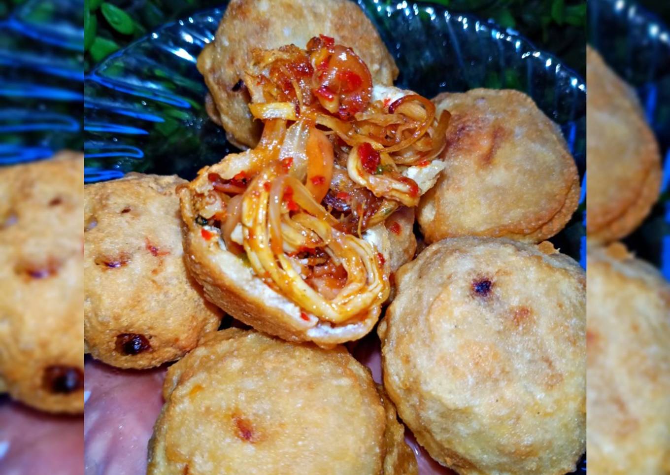 Tatudo (Tahu ayam tumis balado)