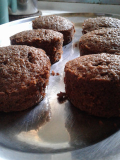 Una foto de Muffins de chocolate y café