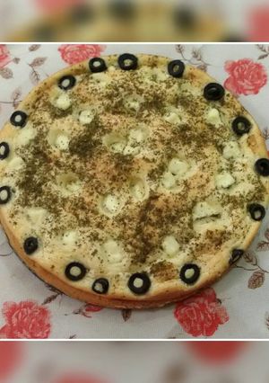 صورة لوصفة فطيرة بالجبن والزعتر 🍞🍞