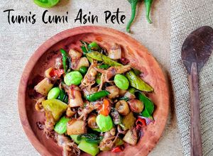 Foto resep Tumis Cumi Asin Pete Cabe Ijo