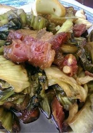Hình của món Thịt kho dưa cải.