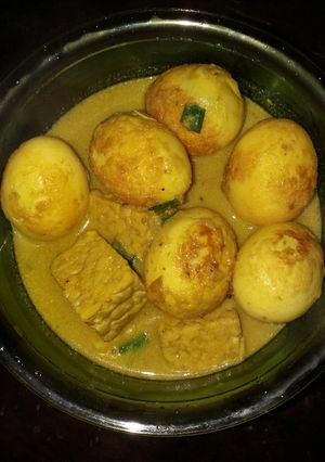Foto resep Opor telur & tempe