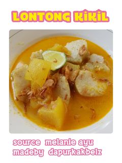Foto resep Lontong kikil surabaya