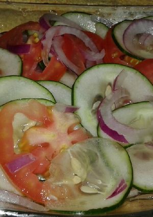 A picture of Cucumber salad.