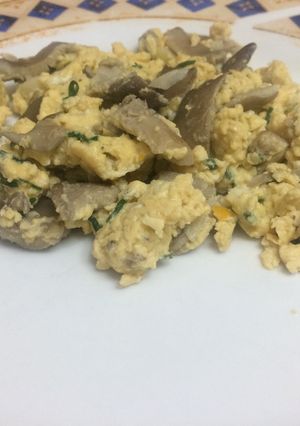 Φωτογραφία της συνταγής Scrambled eggs και μανιτάρια