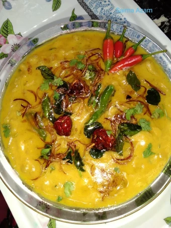 Recipe Rajasthani boondi karhi😋راجھستانی بوندی کڑھی 😋 which So Delicious