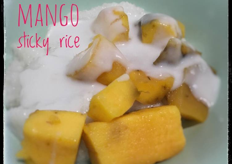 Bagaimana Menyiapkan Mango sticky rice Anti Gagal
