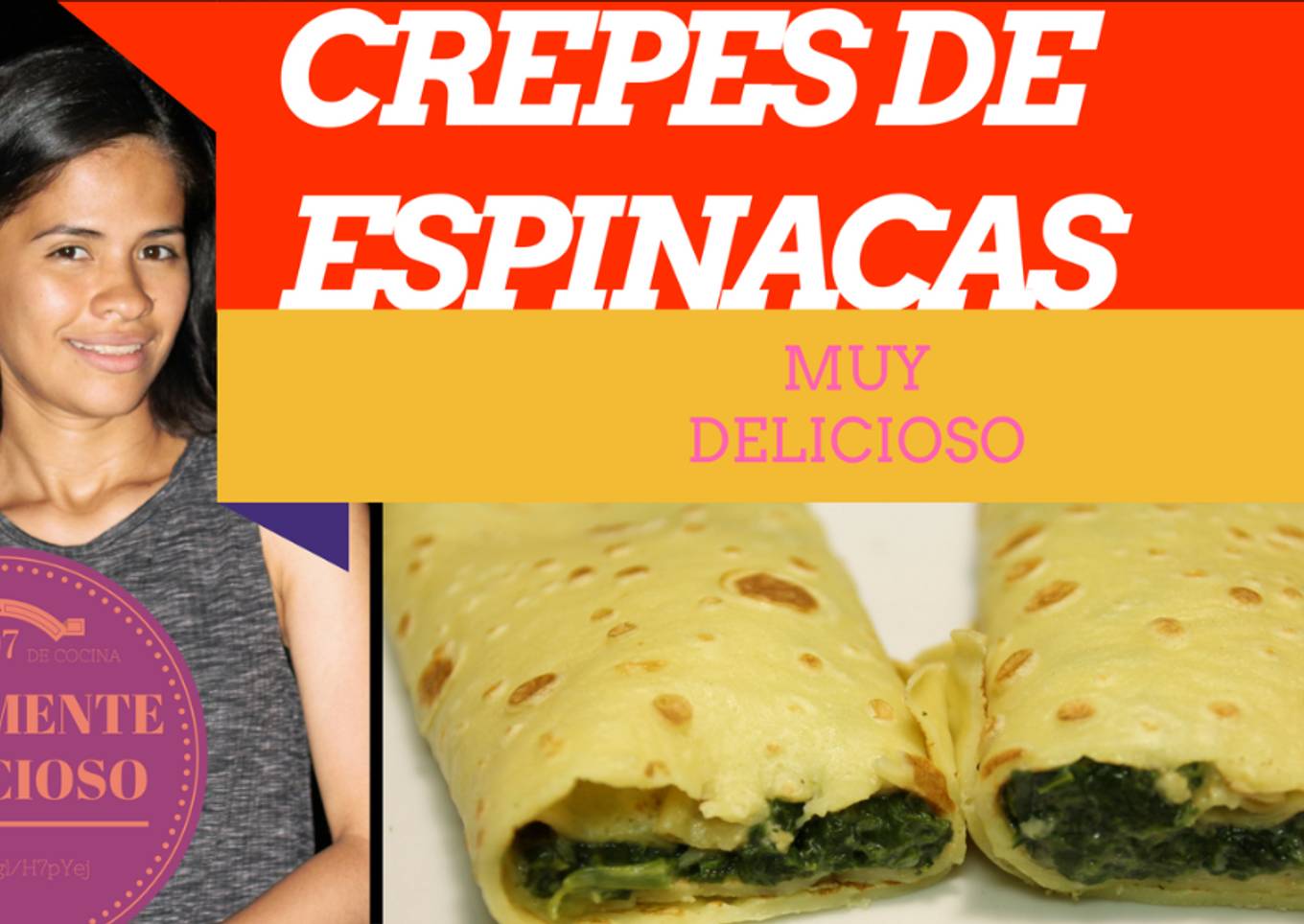 Crepes de espinaca