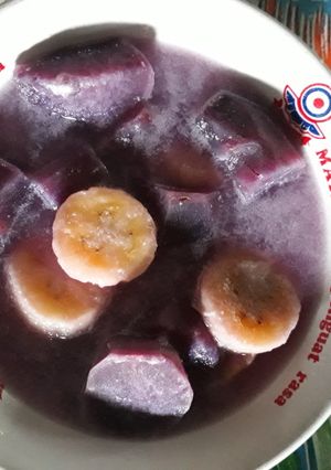 Foto resep Kolak ubi ungu-pisang