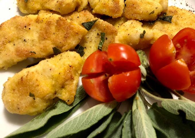 Bocconcini di pollo alla salvia