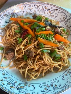 Gambar Mee Sanggul Goreng Daging
