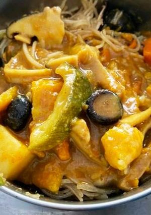 【共食團】雙重享受香菇咖哩 的食譜成品照片