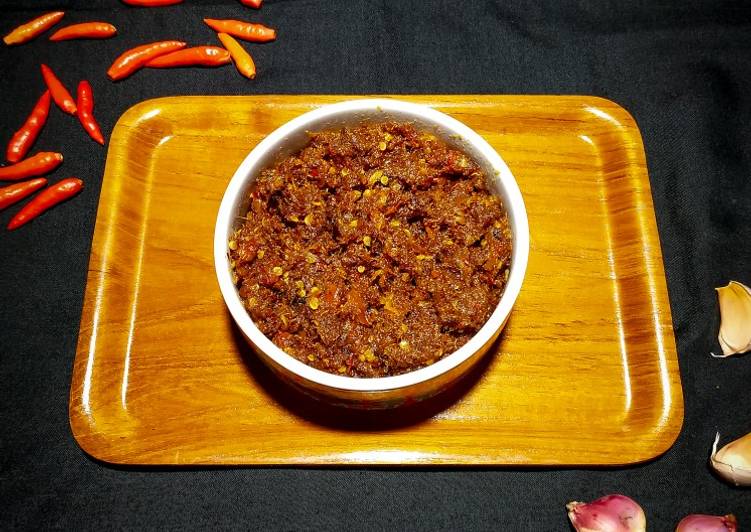 Resep Sambal Abon Tuna Asap (Sambal Recycle ♻😈) | Bahan Membuat Sambal Abon Tuna Asap (Sambal Recycle ♻😈) Yang Sempurna