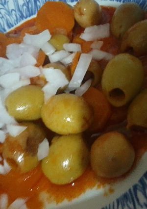صورة لوصفة طاجين الزيتون بلا دجاج